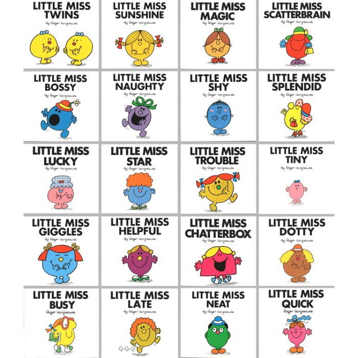 The Little Miss Collection Gift Set in a box - 20 Books by Roger Hargreaves