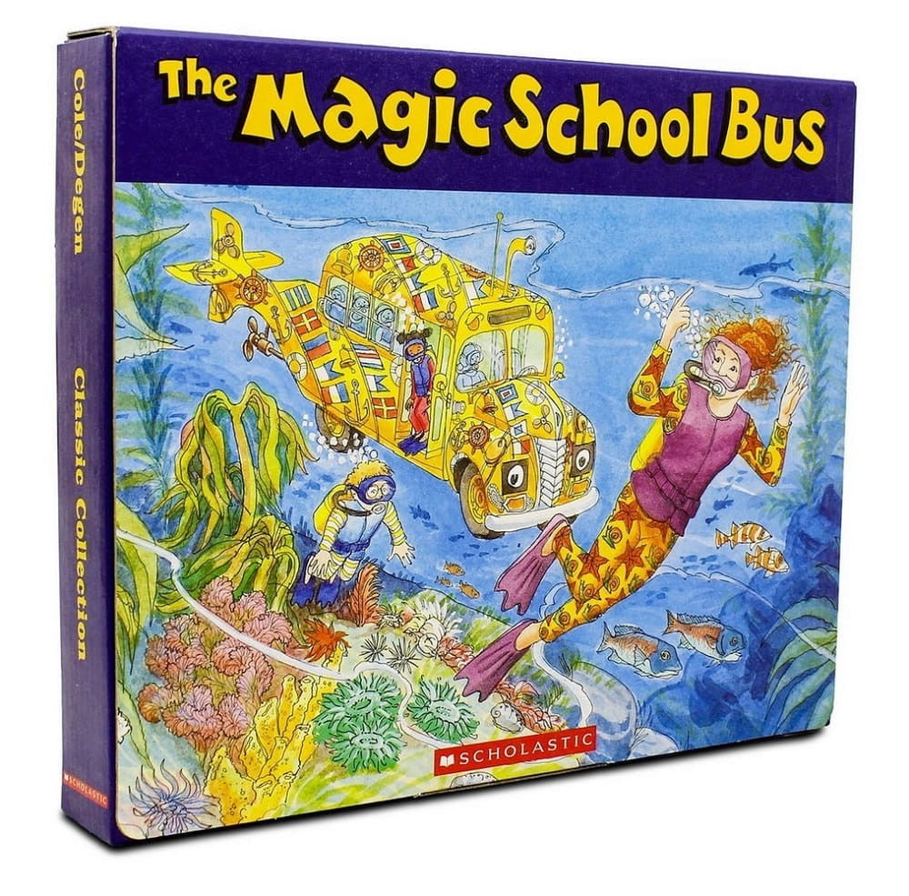 Magic School Bus Classic Box Set with CDs (6 books & 6 CDs)