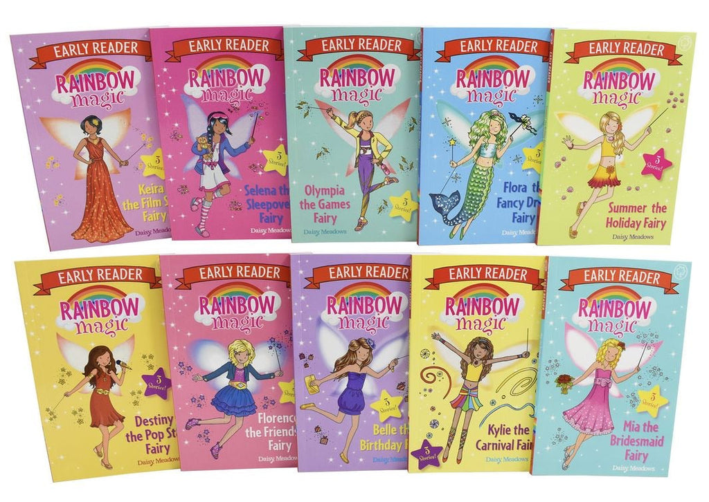 Rainbow Magic Early Readers Collection 10 Books Set