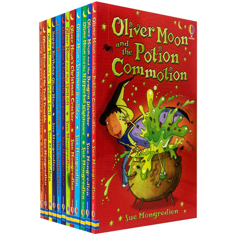 Oliver Moon Junior Wizard Collection 12 Books Set by Sue Mongredien