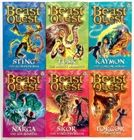 Beast Quest Box Set Series 3 The Dark Realm 6 Books Collection Set (Books 13-18)