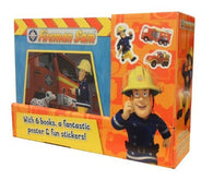 Fireman Sam 6 Books Collection Box - Gift Set Pack Fantastic Poster with Fun Stickers