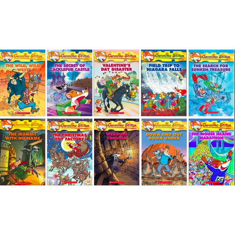 Geronimo Stilton 10 book Collection Series #21-30