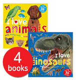 I Love... Sticker Collection - 4 Books