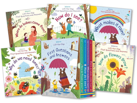 Usborne lift-the-flap First and Question Answer 5 books set