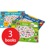 Super Sticker Activity Book Collection - 3 Books