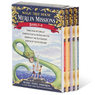 Magic Tree House Merlin Missions Series Collection 4 Books Box Set (Books 1 - 4)