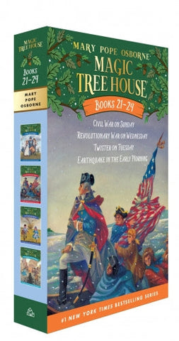 Magic Tree House Series Collection 4 Books Box Set (Books 21 - 24)