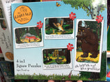 Julia Donaldson The Gruffalo 4 in 1 Jigsaw Puzzles Pack