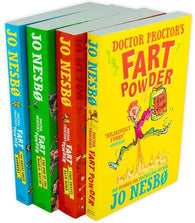 Doctor Proctor's Fart Powder 4 Book Collection - Ages 7-9 - Paperback - Jo Nesbo