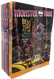 Monster High Junior Novel Collection 5 Books Set