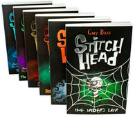 Stitch Head 6 Book Collection - Ages 9-14 - Paperback - Guy Bass by Stripes (Little Tiger Press)