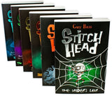 Stitch Head 6 Book Collection - Ages 9-14 - Paperback - Guy Bass by Stripes (Little Tiger Press)