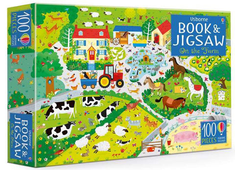 Usborne On the farm puzzle book and jigsaw