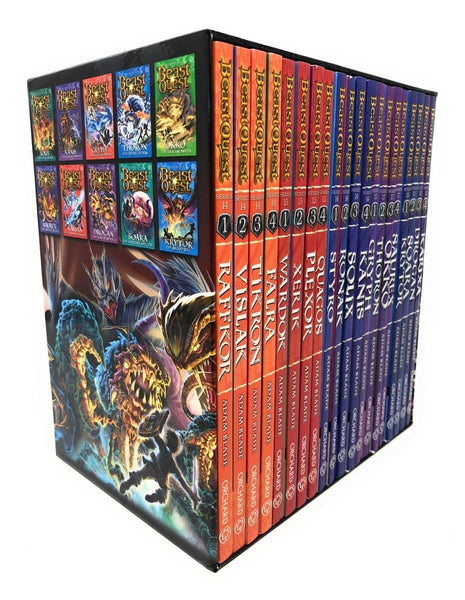 Beast Quest Series 14-18 Collection 20 Book Deluxe Box Set By Adam Blade