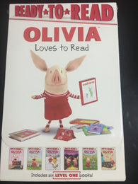 Ready to Read Olivia Loves to Read 6 books