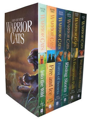 Warrior Cats Collection Erin Hunter 6 Books Set Pack Series 1