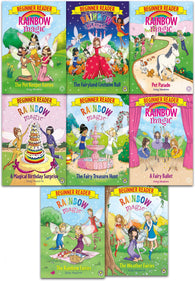 Rainbow Magic Beginner Reader Collection 8 Books Set By Daisy Meadows (Early Reader)