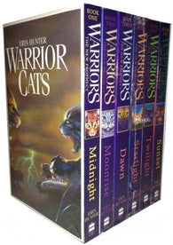 Warriors Cats Series 2: The New Prophecy by Erin Hunter 6 Books Set (Midnight, Moonrise, Dawn, Starlight, Twilight, Sunset)