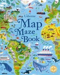 Map Maze Book (Paperback) Usborne