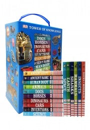 DK Tower of Knowledge 16 Mini Fact Filled Encyclopedias