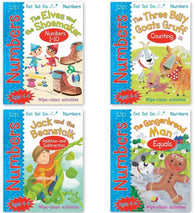 Wipe Clean Get Set Go Numbers: 4-book set Collection