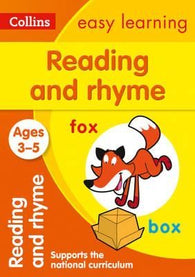 Reading and Rhyme Ages 3-5 : Prepare for Preschool with Easy Home Learning