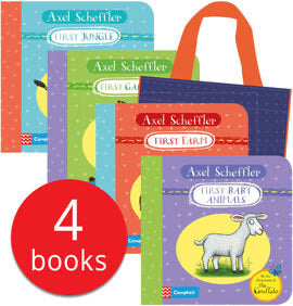 Axel Sheffler's My First Animals Bag of Books - 4 Books (Collection)