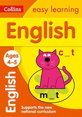 English Ages 3-5 : Prepare for School with Easy Home Learning