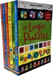 Usborne Puzzles Activity 6 Books Collection Set Pack