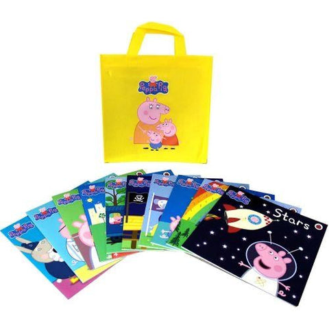 Peppa Pig Yellow Bag Collection (10 Books + CD)