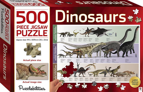 Puzzlebilities 500 Piece Dinosaurs Jigsaw